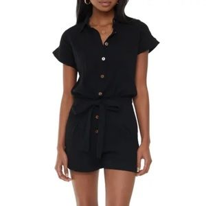 Black vici romper